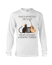 That is what i do i pet cats Long Sleeve Tee tile