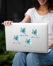 Save the Turtle Sticker - 4 pack (Vertical) aos-sticker-4-pack-vertical-lifestyle-front-14