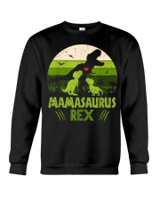 Vintage Retro 2 Kids Mamasaurus Dinosaur Lover Crewneck Sweatshirt tile