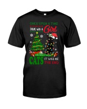 Black cat Christmas 2020 Premium Fit Mens Tee tile