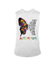 Autism Mom Sleeveless Tee tile