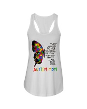 Autism Mom Ladies Flowy Tank tile