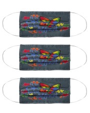 Butterfly22 Orders ship within 3 to 5 business day Cloth Face Mask - 3 Pack front