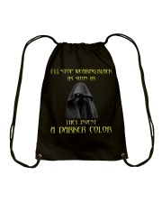 I'll stop wearing black as soon as Drawstring Bag tile