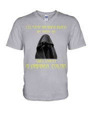 I'll stop wearing black as soon as V-Neck T-Shirt tile