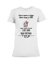 once upon a time there was a girl Premium Fit Ladies Tee tile