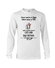 once upon a time there was a girl Long Sleeve Tee tile