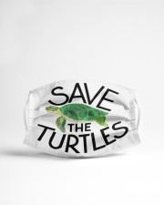Save the turtles Cloth face mask aos-face-mask-lifestyle-22