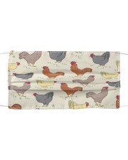 Chicken FM 5 Cloth face mask front
