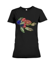 Turtle America 1 Premium Fit Ladies Tee tile