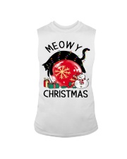 Black cat Christmas 4 Sleeveless Tee tile