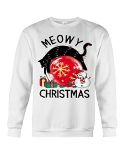 Black cat Christmas 4 Crewneck Sweatshirt tile