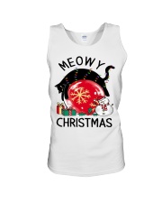 Black cat Christmas 4 Unisex Tank tile
