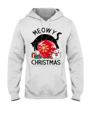 Black cat Christmas 4 Hooded Sweatshirt tile