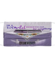 camping car Cloth face mask front