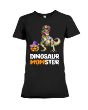 Autism dinosaur Premium Fit Ladies Tee tile
