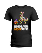 Autism dinosaur Ladies T-Shirt tile