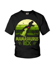 Vintage Retro 1 Kid Mamasaurus Lover Youth T-Shirt tile
