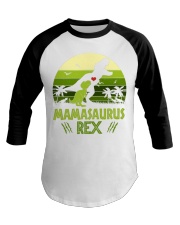 Vintage Retro 1 Kid Mamasaurus Lover Baseball Tee tile