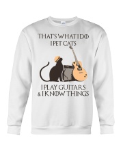 That is what i do i pet cats Crewneck Sweatshirt tile
