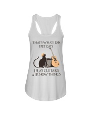 That is what i do i pet cats Ladies Flowy Tank tile