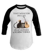 That is what i do i pet cats Baseball Tee tile