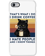 That is what i do i drink coffee Phone Case tile