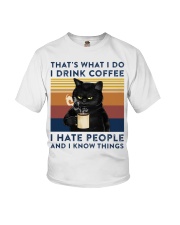 That is what i do i drink coffee Youth T-Shirt tile