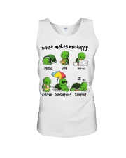 what makes me happy Unisex Tank tile