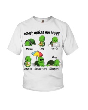 what makes me happy Youth T-Shirt tile