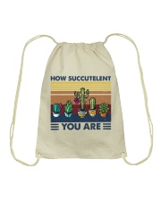 How succutelent Drawstring Bag tile