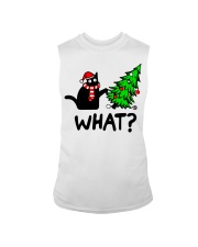 Black cat Christmas 2 Sleeveless Tee tile