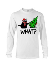 Black cat Christmas 2 Long Sleeve Tee tile