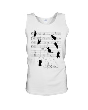 black cat music Unisex Tank tile