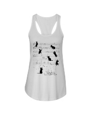black cat music Ladies Flowy Tank tile