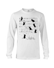 black cat music Long Sleeve Tee tile
