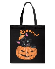 Cat boooo Tote Bag tile