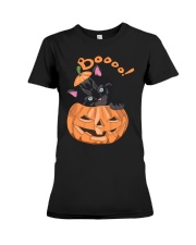 Cat boooo Premium Fit Ladies Tee tile