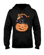 Cat boooo Hooded Sweatshirt tile
