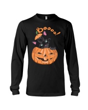 Cat boooo Long Sleeve Tee tile