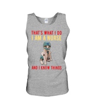 That's what i do i am a nurse Unisex Tank tile