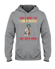 That's what i do i am a nurse Hooded Sweatshirt tile