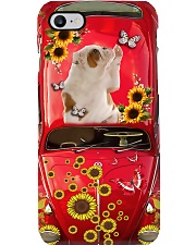 Phone Case - American Bulldog Sunflower Phone Case i-phone-7-case