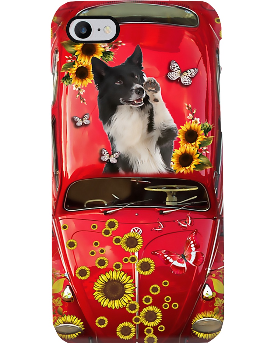 Phone Case - Border Collie Sunflower Phone Case