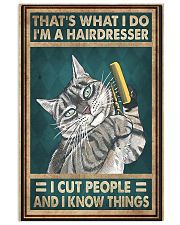 THAT'S WHAT I DO I'M A HAIRDRESSER 11x17 Poster front