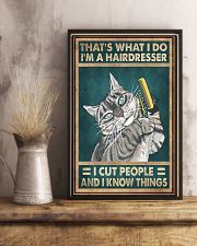 THAT'S WHAT I DO I'M A HAIRDRESSER 11x17 Poster lifestyle-poster-3