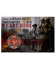 Firefighter poster 17x11 Poster front