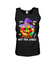 Autism pumpkin Unisex Tank tile