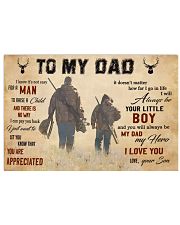 To My Dad 17x11 Poster front