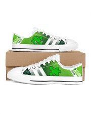 AUTISM LOW TOP SHOES Men's Low Top White Shoes tile